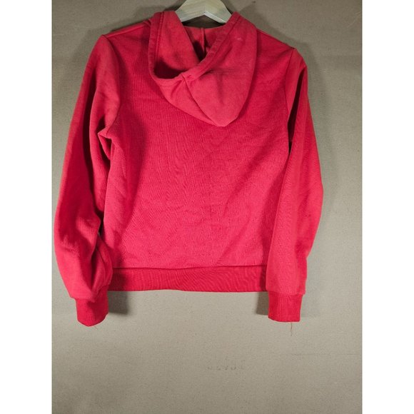 LOVELLOVE RED HALF ZIP HOODIE/ SWEATER WOMEN SIZE M - Picture 5 of 6